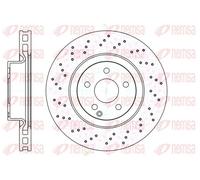 2x Disco freno Assale anteriore ventilato 61032.10 REMSA per MERCEDES-BENZ