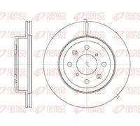 2x Disco freno Assale anteriore ventilato 61038.10 REMSA per OPEL PEUGEOT SUZUKI