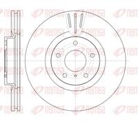 2x Disco freno Assale anteriore ventilato 61086.10 REMSA per NISSAN INFINITI