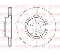 REMSA Disco freno 61101.10 Anteriore ventilato Ø313.8 mm per Audi A6 C6