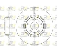 2x Disco freno Assale anteriore ventilato 61101.10 ROADHOUSE per AUDI A6 C6