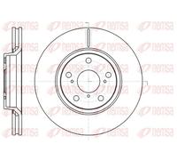 2x Disco freno Assale anteriore ventilato 61121.10 REMSA per TOYOTA AURIS