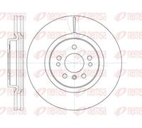 Remsa Disco freno 61165.10 anteriore ventilato per MERCEDES-BENZ 2 pezzi