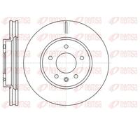 REMSA Disco freno 61183.10 Anteriore ventilato Ø295.9 mm per Opel Antara/Meriva 2x
