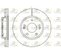 2x Disco freno Assale anteriore ventilato 61208.10 ROADHOUSE per KIA HYUNDAI