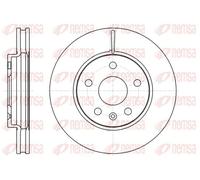 2x Disco freno Assale anteriore ventilato 61285.10 REMSA per OPEL SAAB