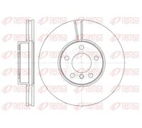 2x Disco freno Assale anteriore ventilato 61307.10 REMSA per BMW X5 X6