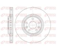 Remsa Disco freno 61345.10 – 2x anteriore ventilato Ø319,8 mm per Renault