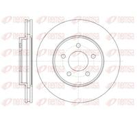 2x Disco freno Assale anteriore ventilato 61376.10 REMSA