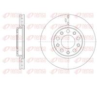 2x Disco freno Assale anteriore ventilato 61389.10 REMSA per ALFA ROMEO
