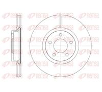 REMSA Disco freno 61403.10 Anteriore Ventilato Ø320 mm per Mazda 3