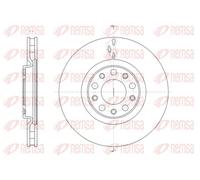 REMSA Disco freno 61427.10 ventilato Ø305,3 mm anteriore 2x
