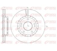 2x Disco freno Assale anteriore ventilato 61434.10 REMSA per KIA HYUNDAI