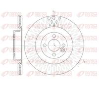 2x Disco freno Assale anteriore ventilato 61442.10 REMSA per MINI MINI