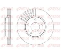 2x Disco freno Assale anteriore ventilato 61466.10 REMSA per NISSAN JUKE