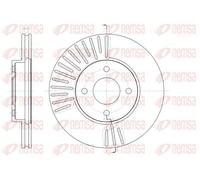 2x Disco freno Assale anteriore ventilato 61467.10 REMSA per NISSAN MICRA IV