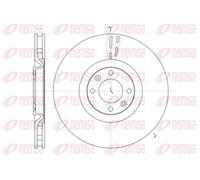 2x Disco freno Assale anteriore ventilato 61470.10 REMSA per CITROËN PEUGEOT