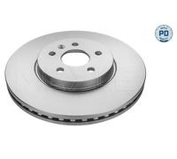 2x Disco freno Assale anteriore ventilato 615 521 0017/PD MEYLE per OPEL