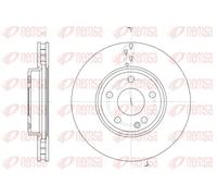 2x Disco freno Assale anteriore ventilato 61522.10 REMSA per MERCEDES-BENZ