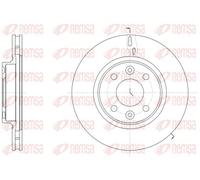 2x Disco freno Assale anteriore ventilato 61535.10 REMSA per DACIA RENAULT SMART