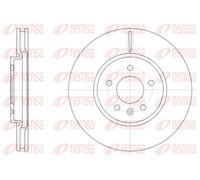 2x Disco freno Assale anteriore ventilato 61541.10 REMSA per OPEL ASTRA J GTC