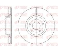 2x Disco freno Assale anteriore ventilato 61562.10 REMSA per FORD MONDEO IV