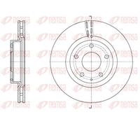 2x Disco freno Assale anteriore ventilato 61574.10 REMSA per MAZDA 3 CX-3