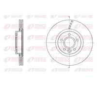 2x Disco freno Assale anteriore ventilato 61589.10 REMSA per VOLVO V40 Hatchback
