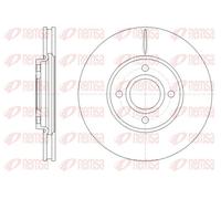Remsa Disco freno 61601.10 Anteriore ventilato Ø278 mm Set 2 pezzi per Ford Ecosport