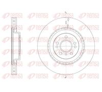 2x Disco freno Assale anteriore ventilato 61634.10 REMSA per MERCEDES-BENZ