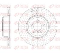 2x Disco freno Assale anteriore ventilato 61651.10 REMSA per BMW 4 Cabriolet 3