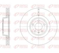 2x Disco freno Assale anteriore ventilato 61670.10 REMSA per AUDI A6 Allroad C7