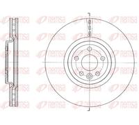 2x Disco freno Assale anteriore ventilato 61758.10 REMSA per JAGUAR XF II XE