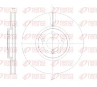 2x Disco freno Assale anteriore ventilato 61789.10 REMSA per MINI MINI