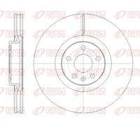 2x Disco freno Assale anteriore ventilato 61797.10 REMSA per VOLVO XC90 II