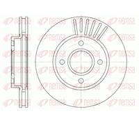 REMSA Disco freno 6211.10 anteriore ventilato Ø260 2 pezzi
