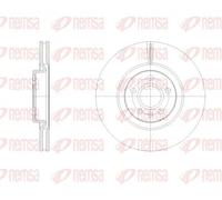 2x Disco freno Assale anteriore ventilato 62129.10 REMSA per VOLVO LYNK & CO