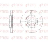 2x Disco freno Assale anteriore ventilato 62130.10 REMSA per RENAULT