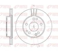 2x Disco freno Assale anteriore ventilato 6228.10 REMSA per MERCEDES-BENZ 190