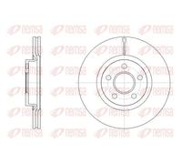 2x Disco freno Assale anteriore ventilato 62561.10 REMSA per FORD