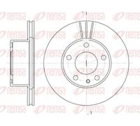 2x Disco freno Assale anteriore ventilato 6298.10 REMSA per BMW 5 6 7