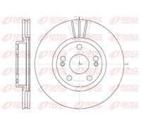 2x Disco freno Assale anteriore ventilato 6301.10 REMSA per RENAULT SAFRANE I
