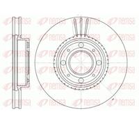 2x Disco freno Assale anteriore ventilato 6303.10 REMSA per VOLVO BMW