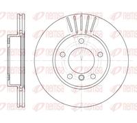 2x Disco freno Assale anteriore ventilato 6324.10 REMSA per BMW 3 3 Coupé