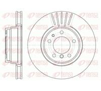 2x Disco freno Assale anteriore ventilato 6509.10 REMSA per BMW 7