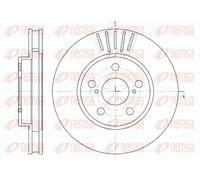 2x Disco freno Assale anteriore ventilato 6541.10 REMSA per TOYOTA CARINA E VI