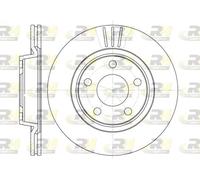 2x Disco freno Assale anteriore ventilato 6548.10 ROADHOUSE per AUDI VW SEAT
