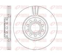 Remsa Disco freno 6596.10 anteriore ventilato Ø312 mm - Kit 2 pezzi