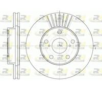 2x Disco freno Assale anteriore ventilato 6640.10 ROADHOUSE per KIA TOYOTA