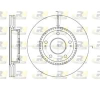 2x Disco freno Assale anteriore ventilato 6663.10 ROADHOUSE per KIA HYUNDAI